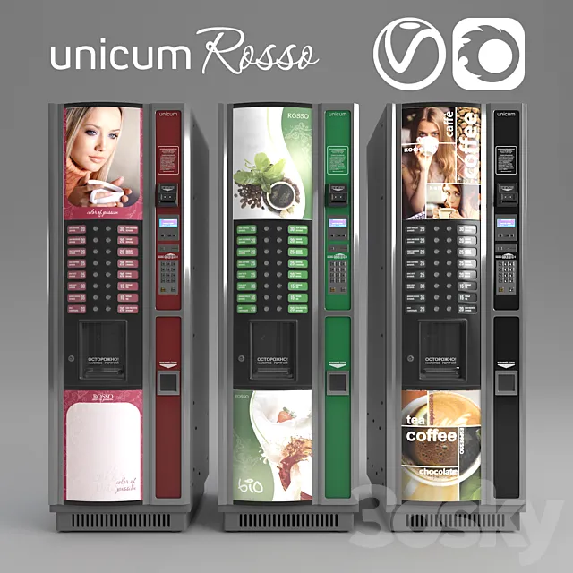 Unicum Rosso 3D Model