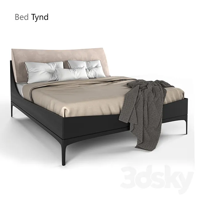 Unika Moblar Bed Tynd 3D Model