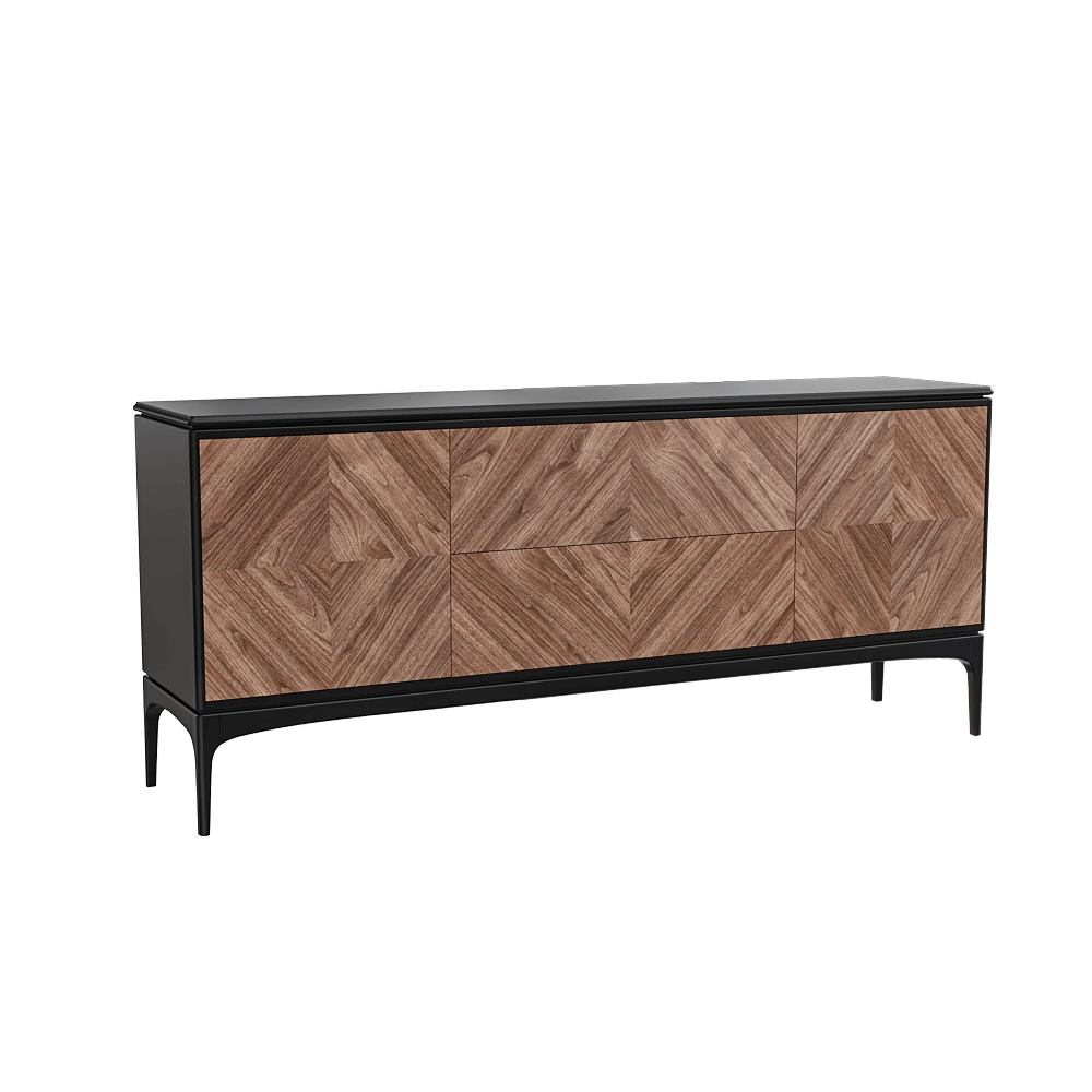 Unika – Tynd komod 2 doors 2 drawers 3D Model