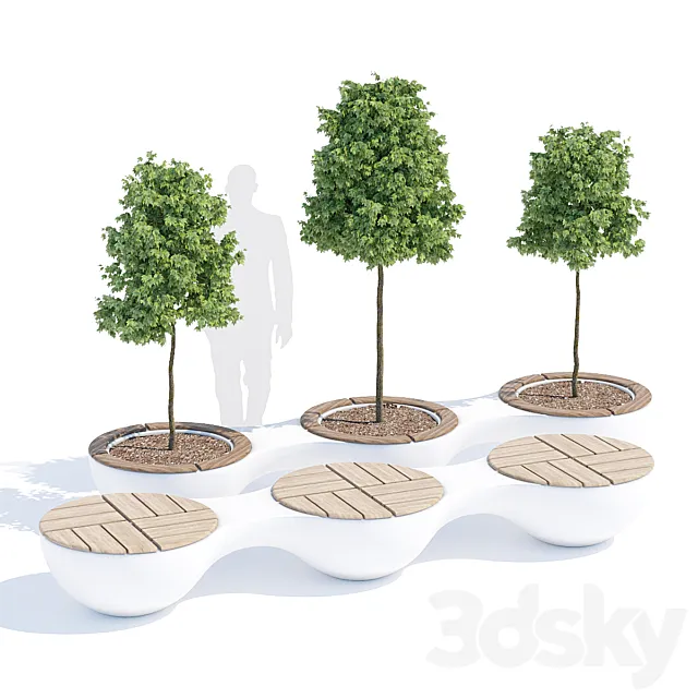 Union concrete three 3D Model Union concrete three 3D Model