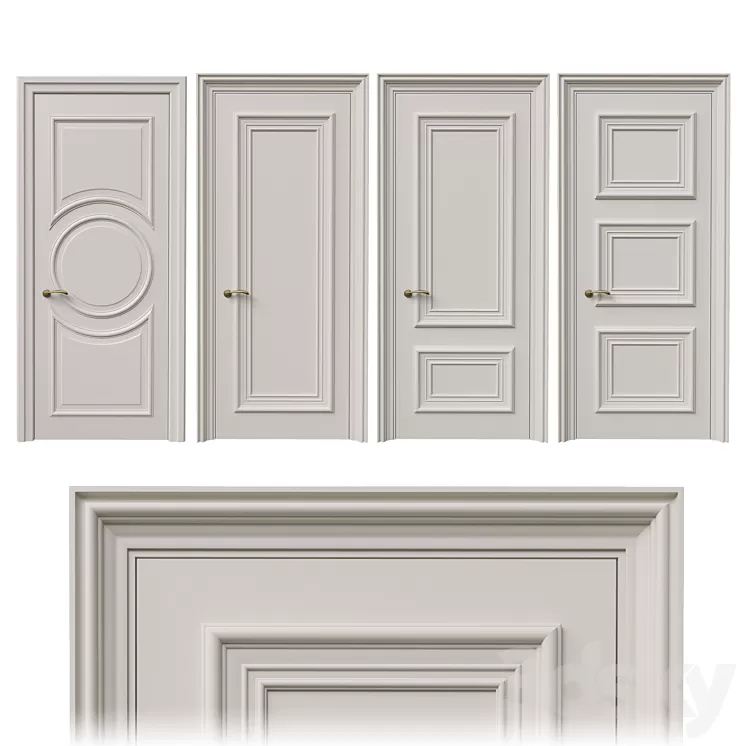 Union doors Valencia 3D Model