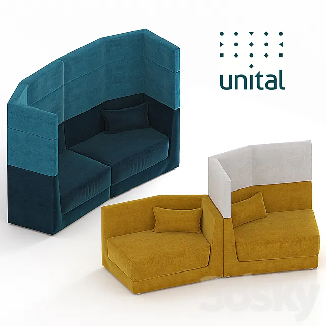 Unital. Element. Sofa 3D Model Unital. Element. Sofa 3D Model