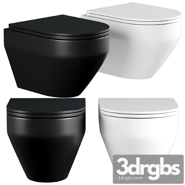 Unitaz Am Pm Spirit Flashclean C701700wh Podvesnoi Bez Sidenia 3D Model Download