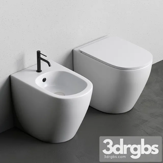 Unitaz I Bide Pin Ot Nic Design 1 3D Model Download