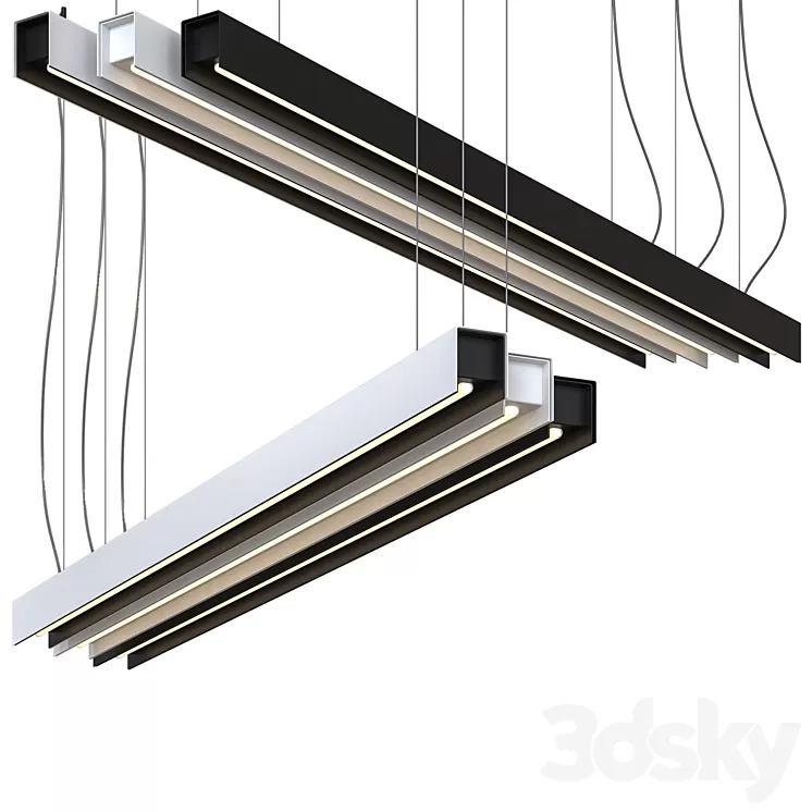 United 1x Suspended Lamp GI by Modular Lighting Instruments 3D Model United 1x Suspended Lamp GI by Modular Lighting Instruments 3D Model