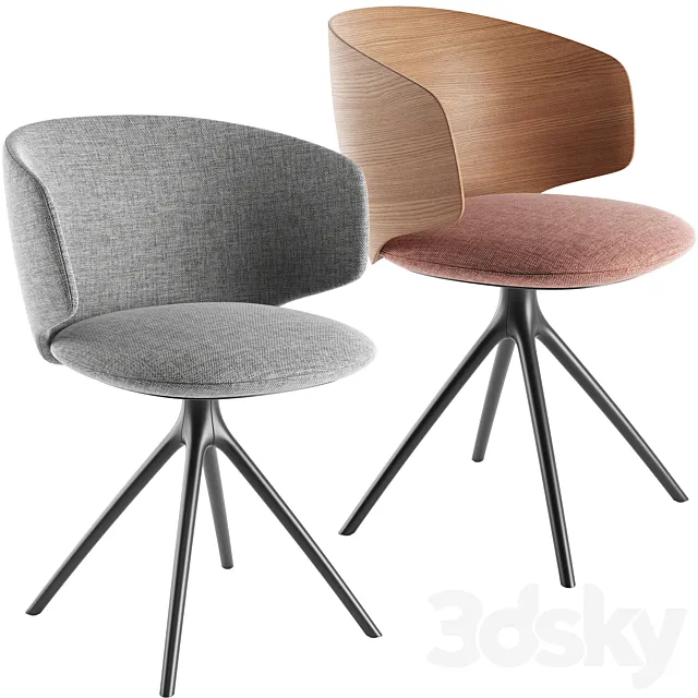 Universal Collection Swivel Chair By MDF Italia 3D Model Universal Collection Swivel Chair By MDF Italia 3D Model