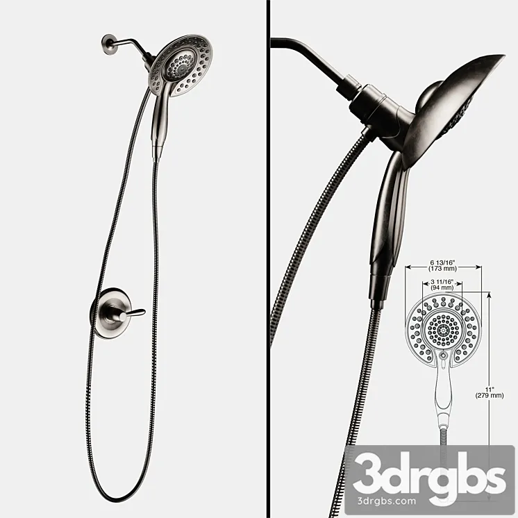 Universal Showering 1 3D Model Download