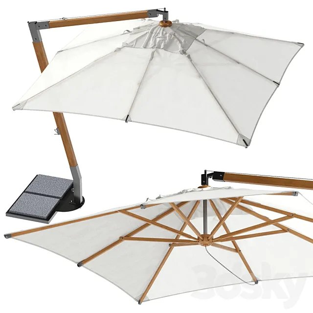 UNOPIU Martin Beach Umbrella 3DModel
