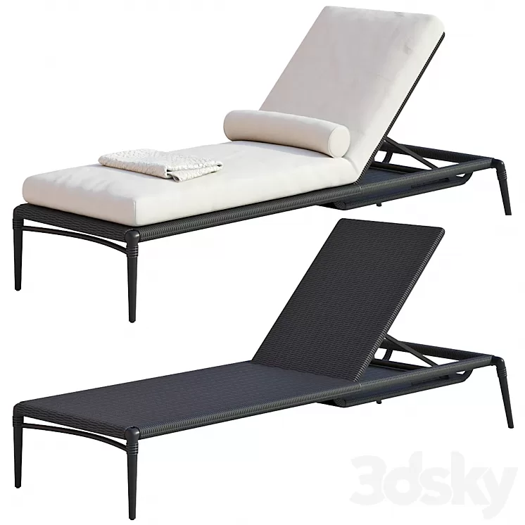 Unopiu Sunlounger Experience 3D Model Unopiu Sunlounger Experience 3D Model