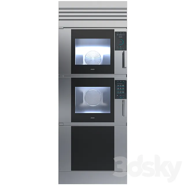 Unox Casa Superoven Model 1 3D Model Unox Casa Superoven Model 1 3D Model