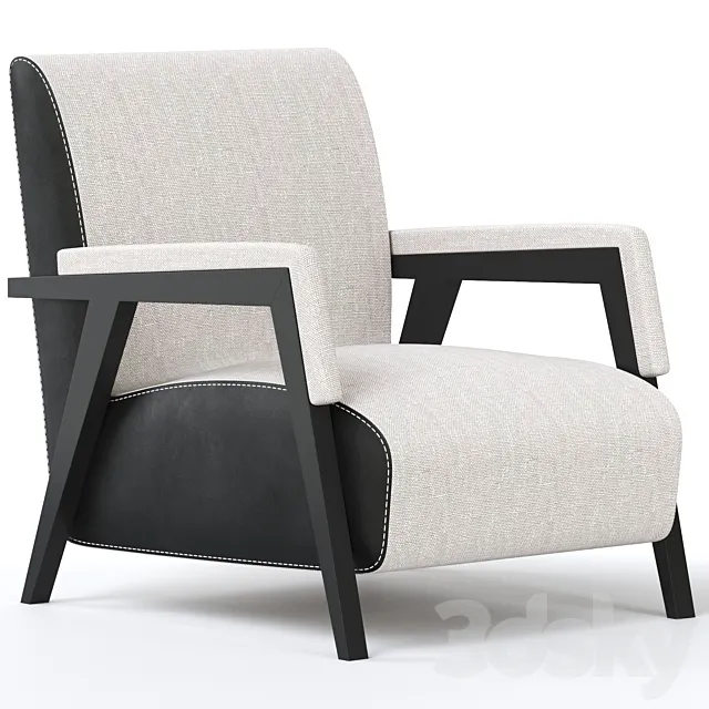 Upholstered armchair 3DModel Upholstered armchair 3DModel