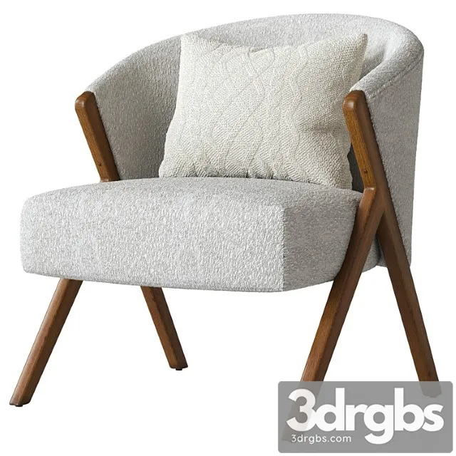 Upholstered boucle armchair zara home 2 Upholstered boucle armchair zara home 2