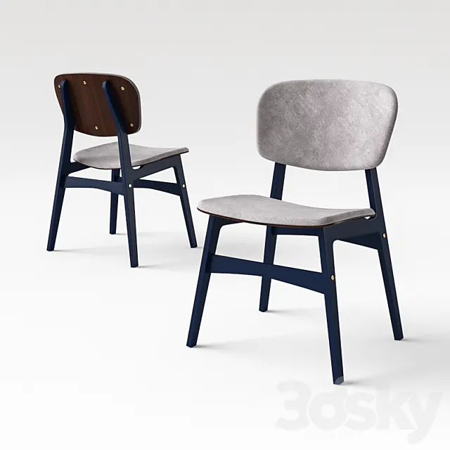 Upholstered chair SID 3DModel