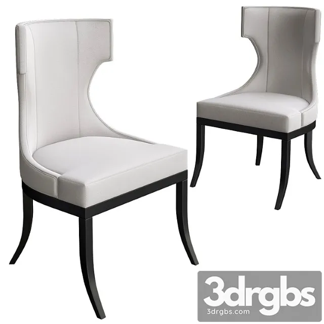 Upholstered dining chair baker 2 3D Model Download Upholstered dining chair baker 2 3D Model Download