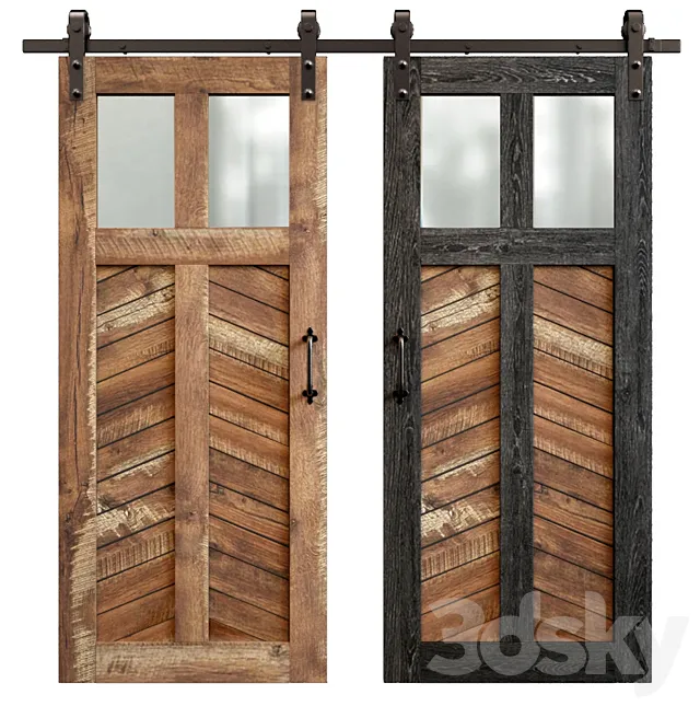 Upper (sliding) doors 2 3D Model