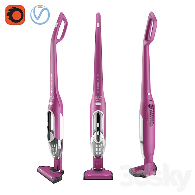 Upright vacuum cleaner BOSCH Readyy’y BBH 21621 3D Model