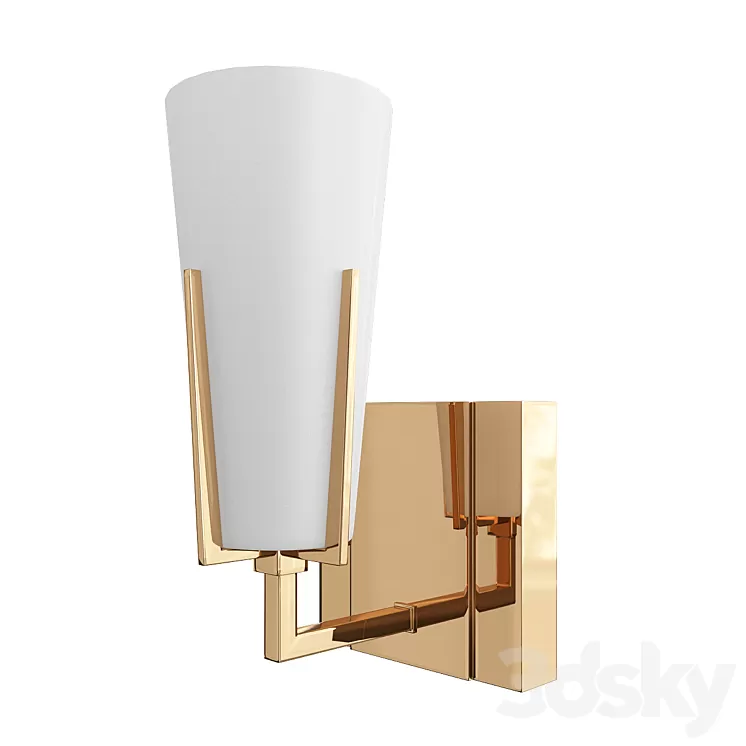 UPTON BATH WALL LIGHT 3D Model Free Download