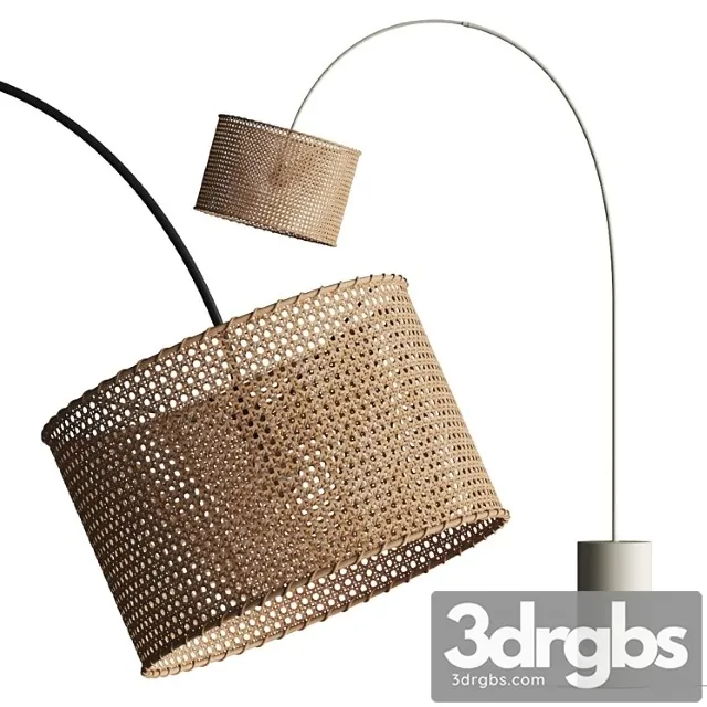 Urban Outfitters Mabelle Arc Floor Lamp 3D Model Download