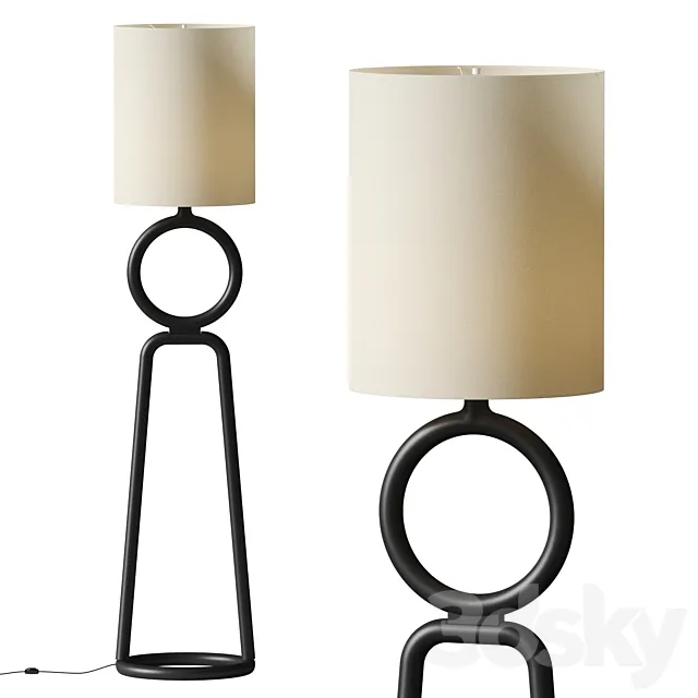 Urban Outfitters – Shana Floor Lamp 3DModel Urban Outfitters – Shana Floor Lamp 3DModel