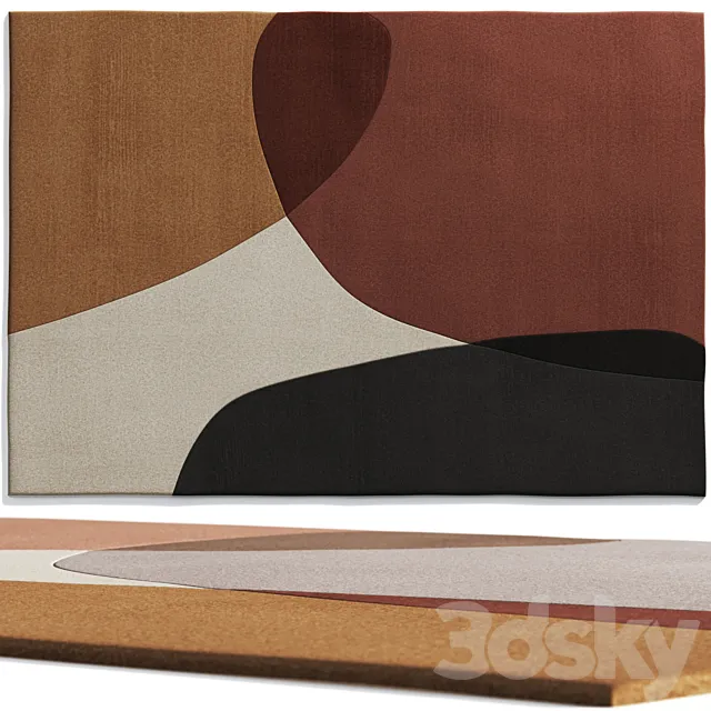 Urbana rug by La Redoute 3D Model