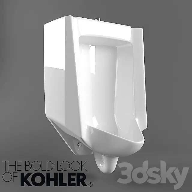 urinal Kohler_Bardon 3DModel