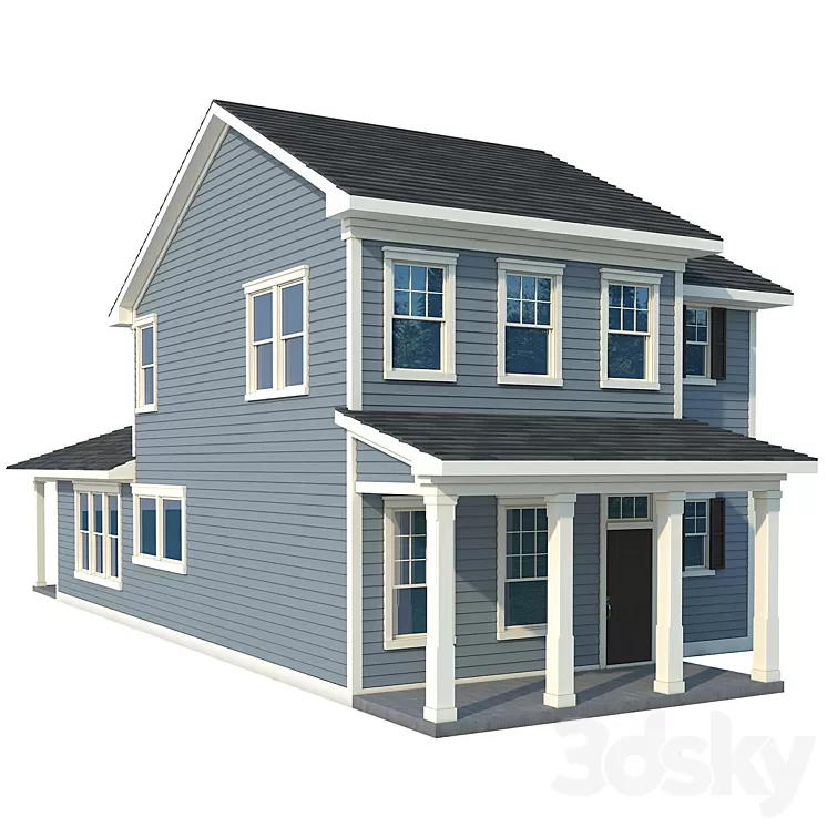 US House 01 3D Model