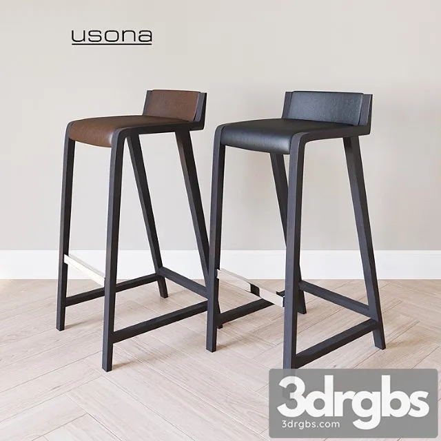Usona Barstool 1 3D Model Download Usona Barstool 1 3D Model Download