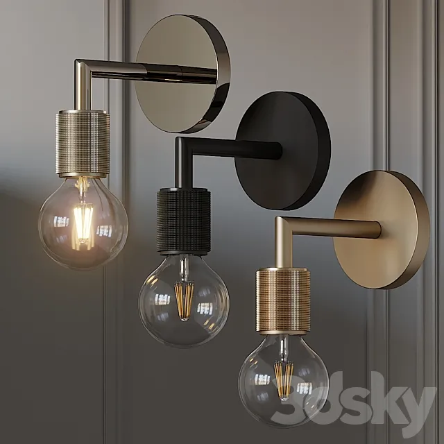 Utilitaire Socket Single Sconce 3DModel