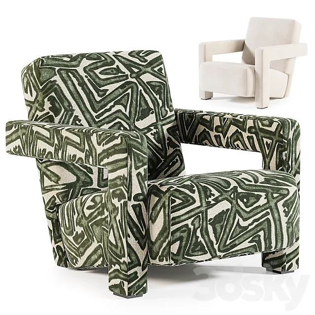 Utrecht Armchair 3D Model Utrecht Armchair 3D Model