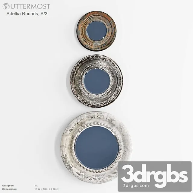 Uttermost adelfia rounds s3 mirror 3D Model Download