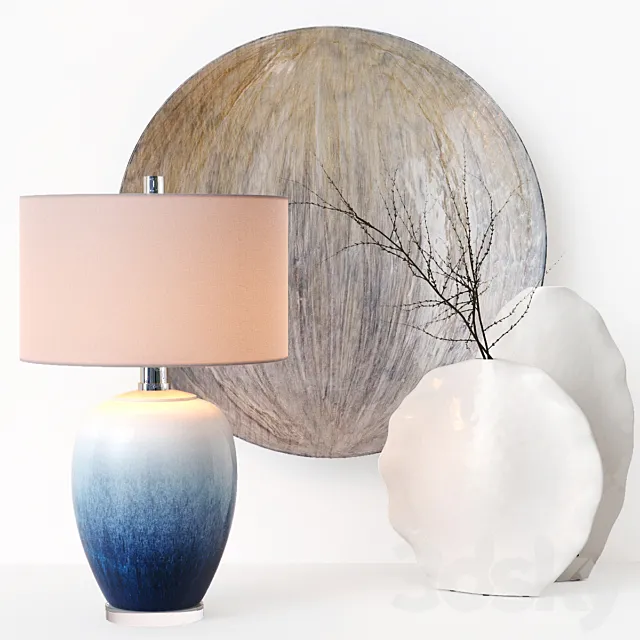 Uttermost Blue Waters set 3D Model