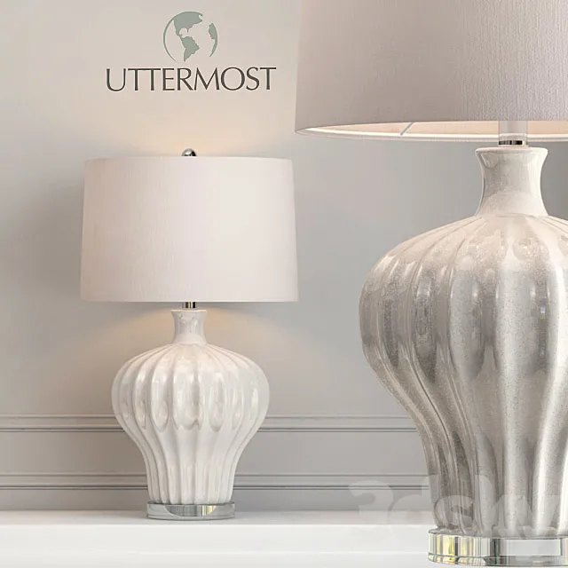 Uttermost. Capolona. Table lamp. 3DModel Uttermost. Capolona. Table lamp. 3DModel