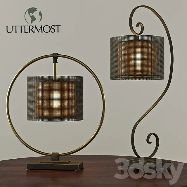 Uttermost Dalou Lamp 3DModel