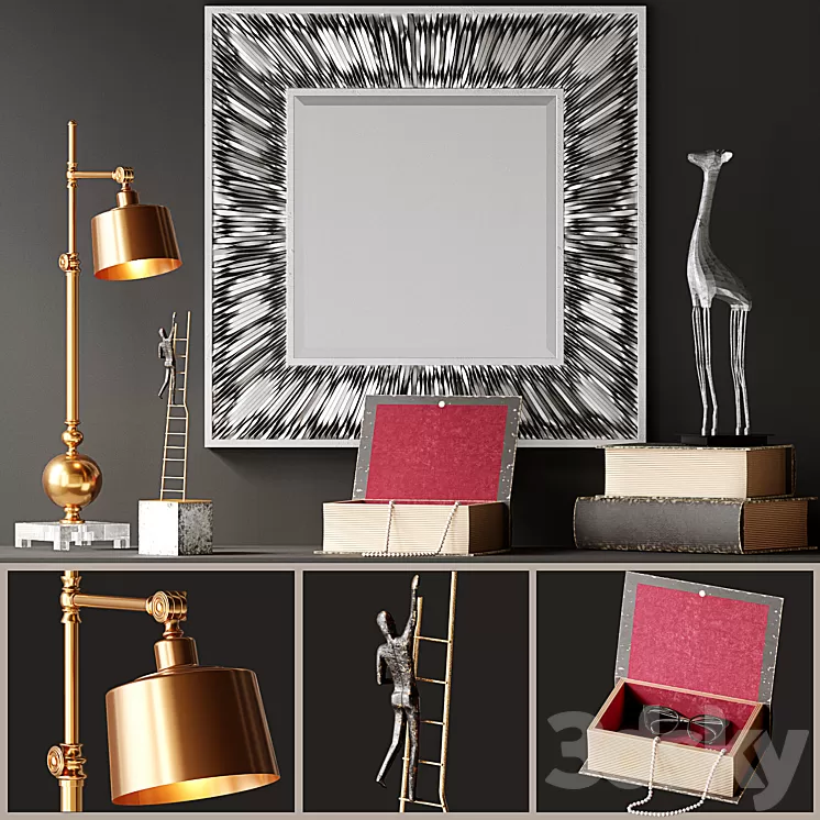 Uttermost decor set 3D Model