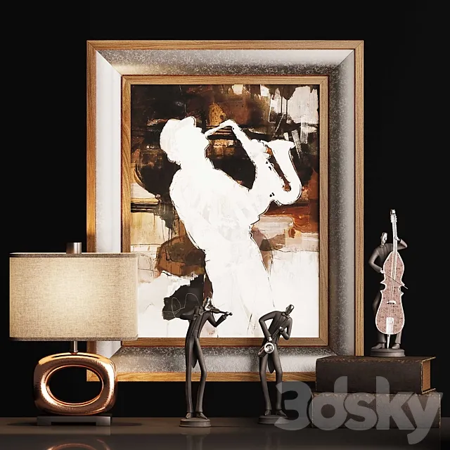 Uttermost decor set 3DModel