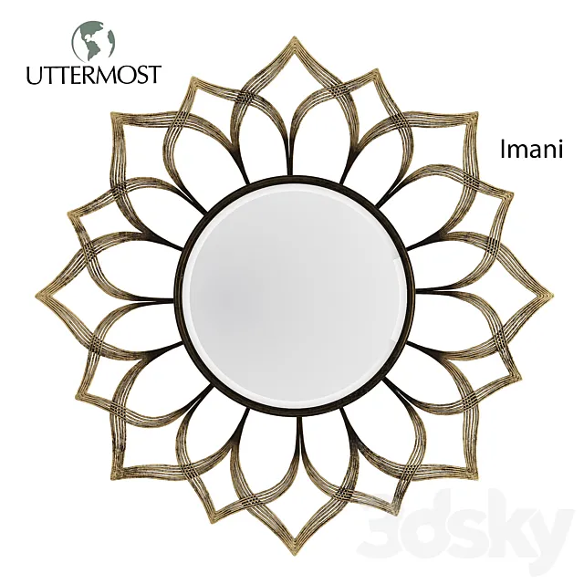 Uttermost Mirror Imani 3D Model