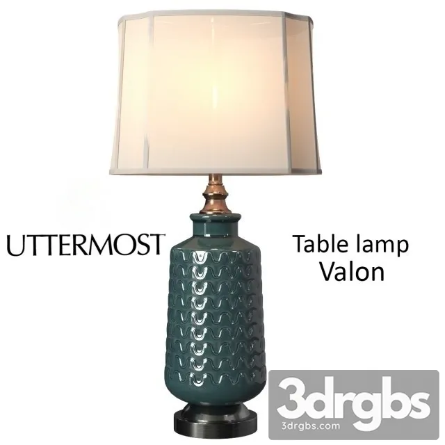 Uttermost Valon Table Lamp 3D Model Download Uttermost Valon Table Lamp 3D Model Download
