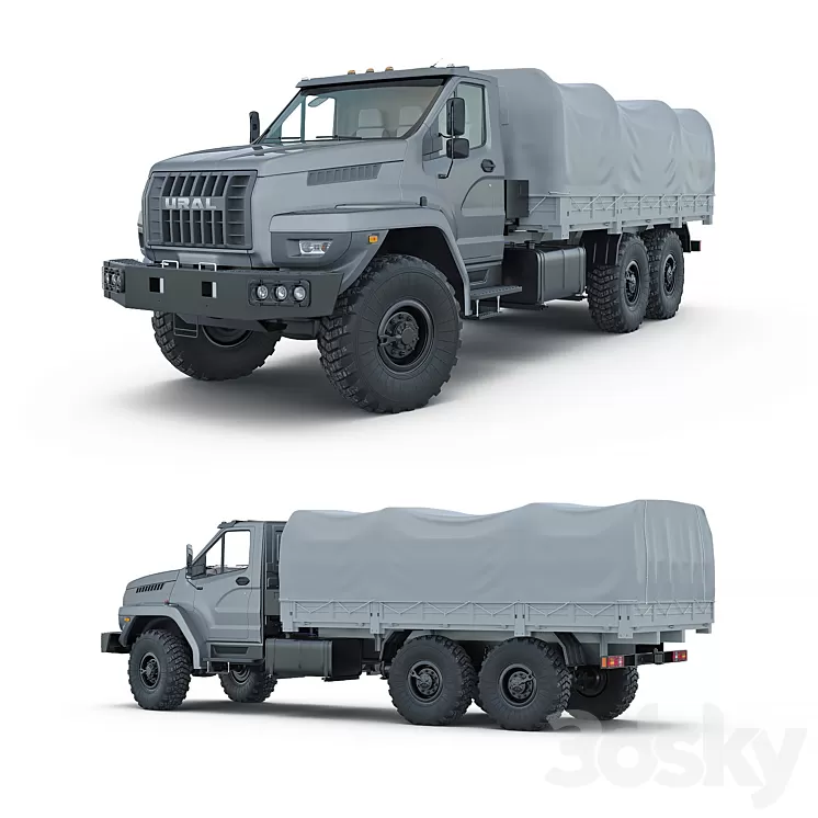 UUral NEXT 6×6 3D Model