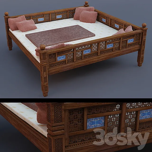 Uzbek Topchan 3DModel Uzbek Topchan 3DModel