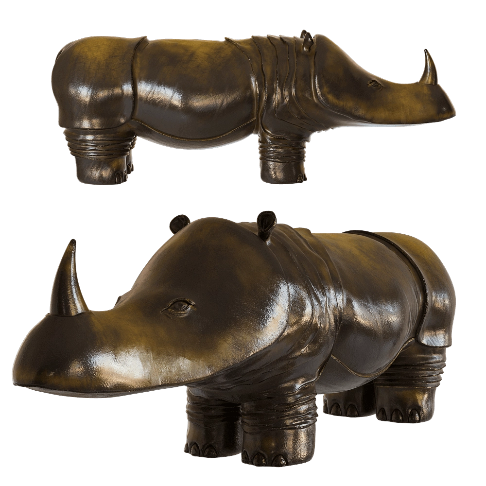 Vahram Galstyan – Sculpture Rhino Big 3D Model