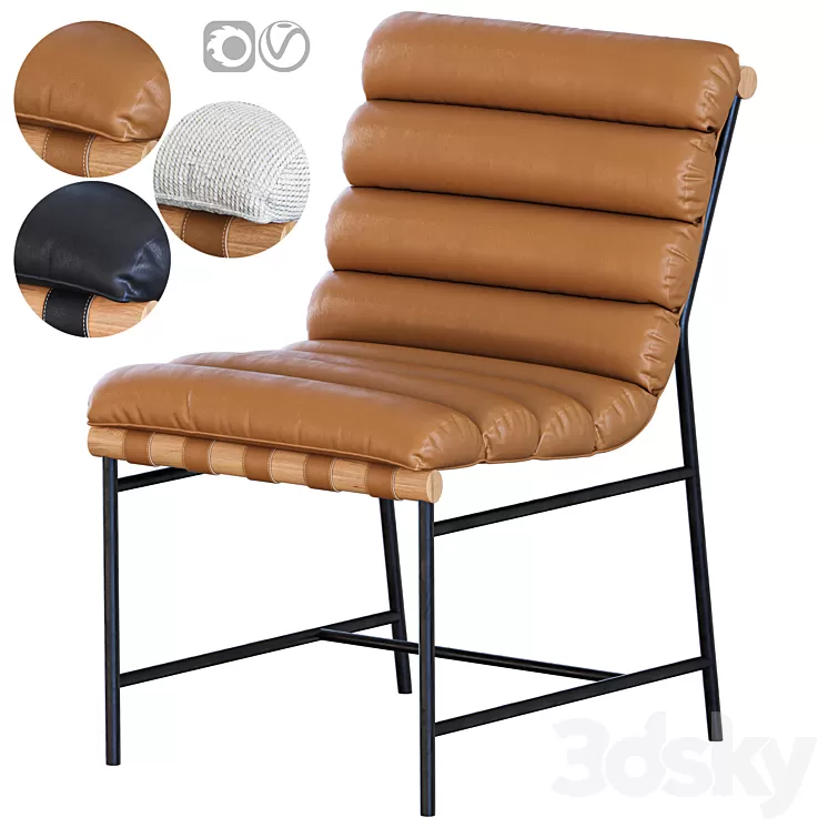 Vail Dining Chair 3D Model Free Download