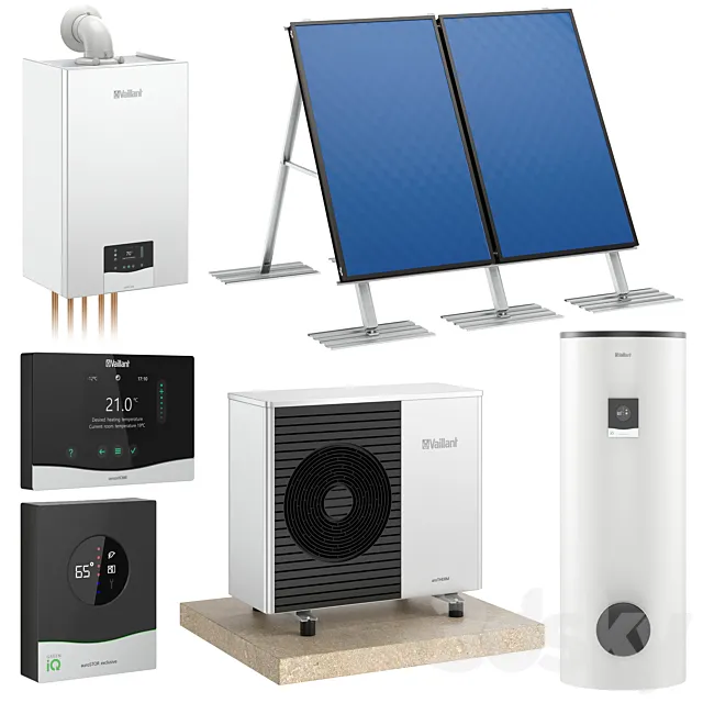 Vaillant home heating kit 3D Model
