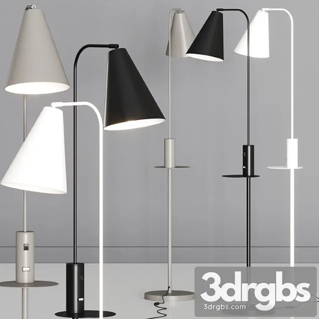 Valaisin Gronlund Vigo Usb Floor Lamps 3D Model Download