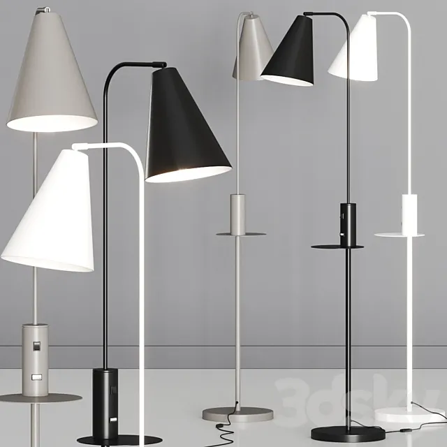 Valaisin Gronlund Vigo Usb Floor Lamps 3D Model