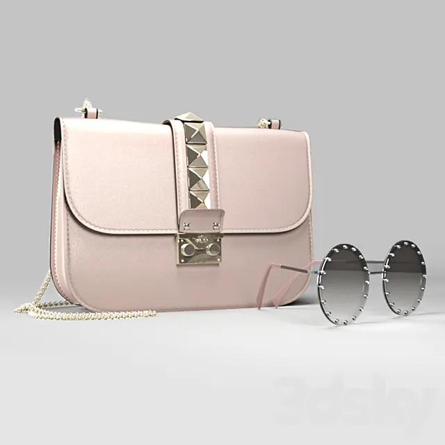 Valentino handbag 3DModel - 3DSKY Decor Helper