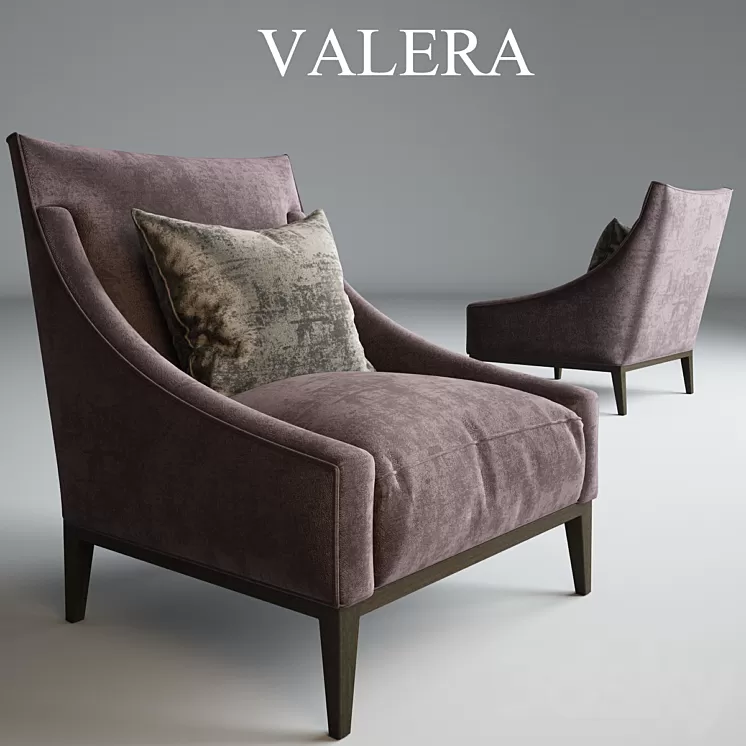 Valera_Occasional Chairs 3D Model Valera_Occasional Chairs 3D Model