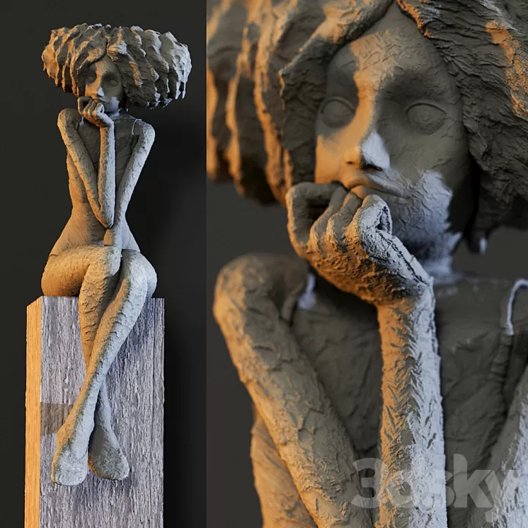 Valerie Hadida Melancolia 3D Model