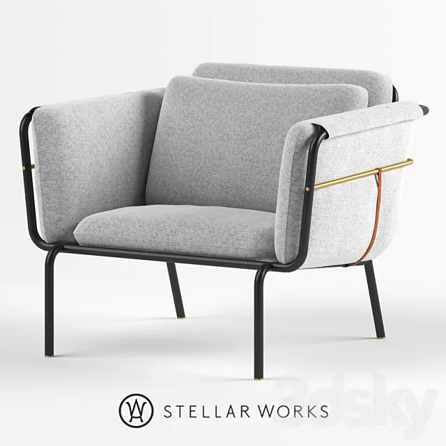 VALET CLUB CHAIR 3D Model