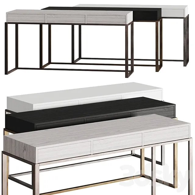 Van Rossum Nota Bene Console Tables 3DModel
