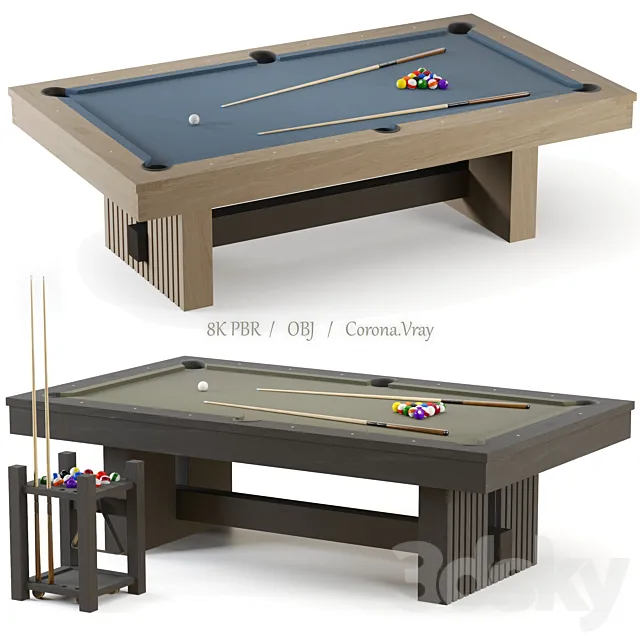 Vancouver Pool Table 3D Model
